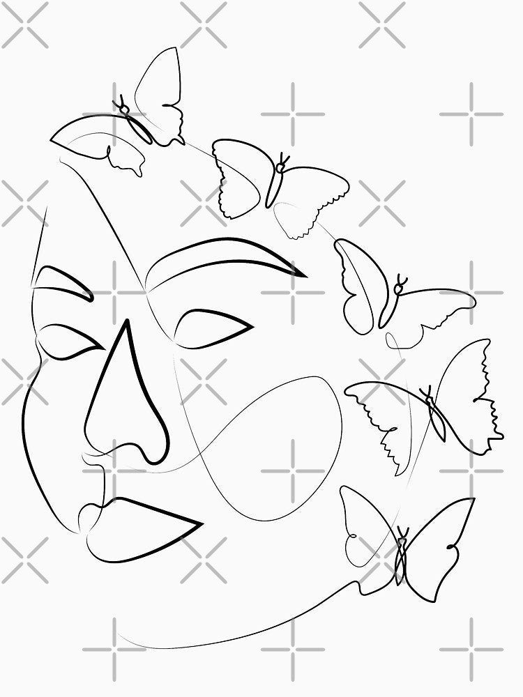 Light Soul | One Line Artist | Minimal Art | One Line Art | Minimalist by One-Line-Artist T-Shirts, Hoodie,... (Image 3)