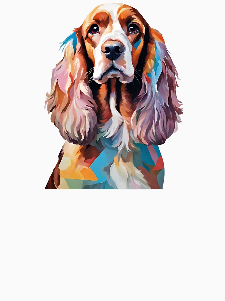 Beautiful Cocker Spaniel Collage Painting by klmcmo70 T-Shirts, Hoodie, Sweatshirt | BlankRebels.com (Image 3)