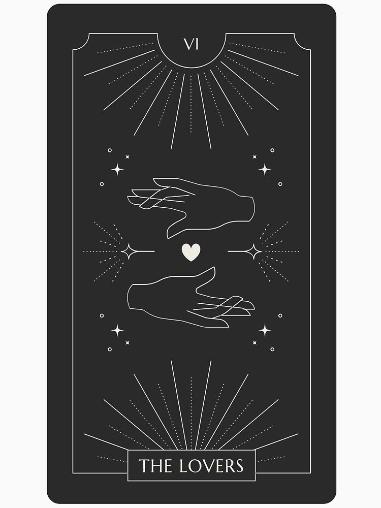 Tarot Card - The Lovers. by Do-it-Simple T-Shirts, Hoodie, Sweatshirt | BlankRebels.com (Image 3)