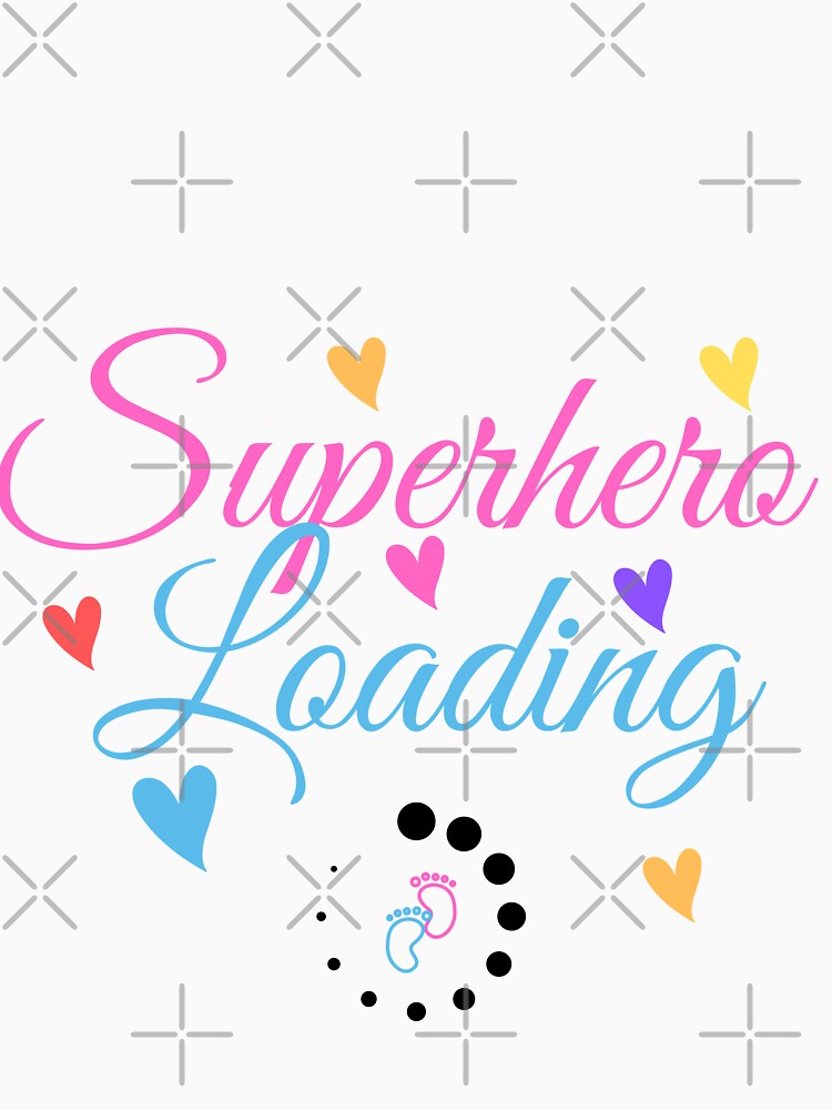 Pregnancy Superhero Loading Funny Maternity Ladies by diip