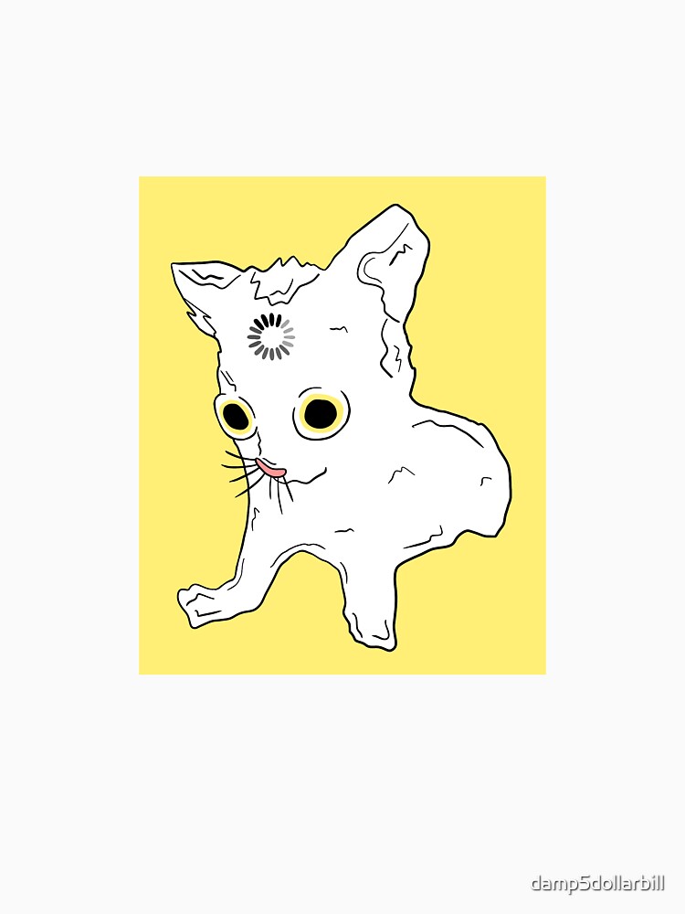 Confused Loading Cat by damp5dollarbill T-Shirts, Hoodie, Sweatshirt | BlankRebels.com (Image 3)
