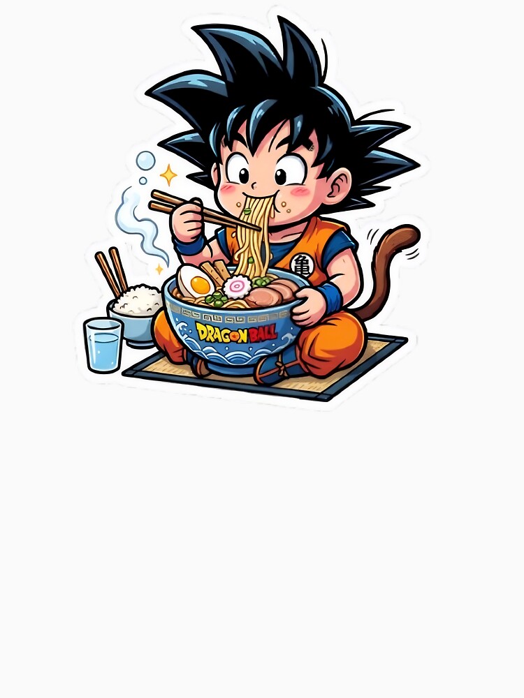 Goku and Ramen by Arnadn