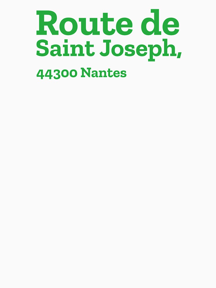 Nantes Stadium Address by The Chuck Wagon