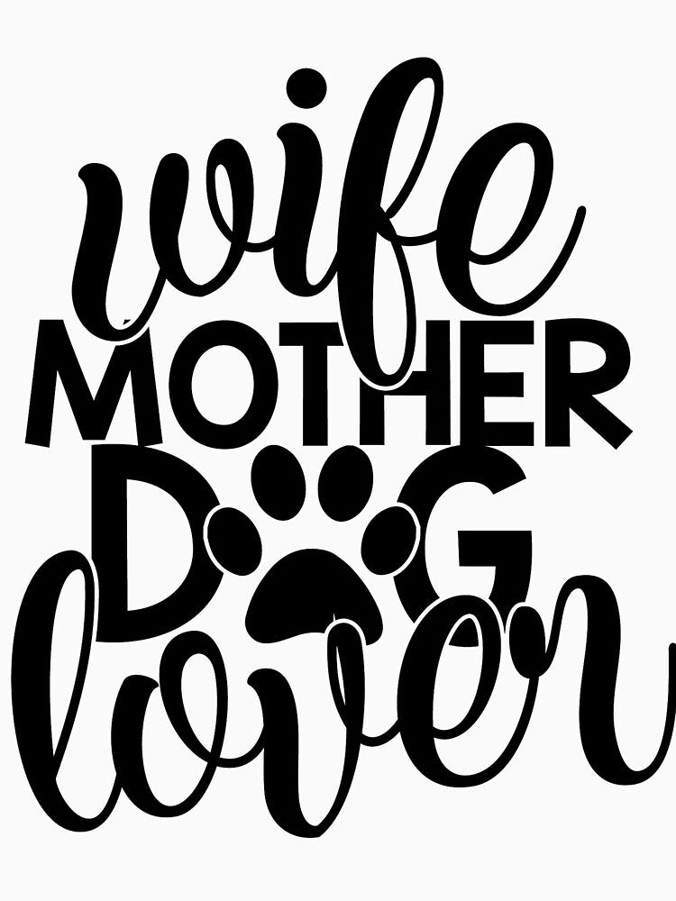 Wife Mother Dog Lover by PRB1989 T-Shirts, Hoodie, Sweatshirt | BlankRebels.com (Image 3)