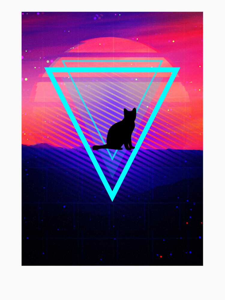 Vaporwave Cat by BlairHowell T-Shirts, Hoodie, Sweatshirt | BlankRebels.com (Image 3)