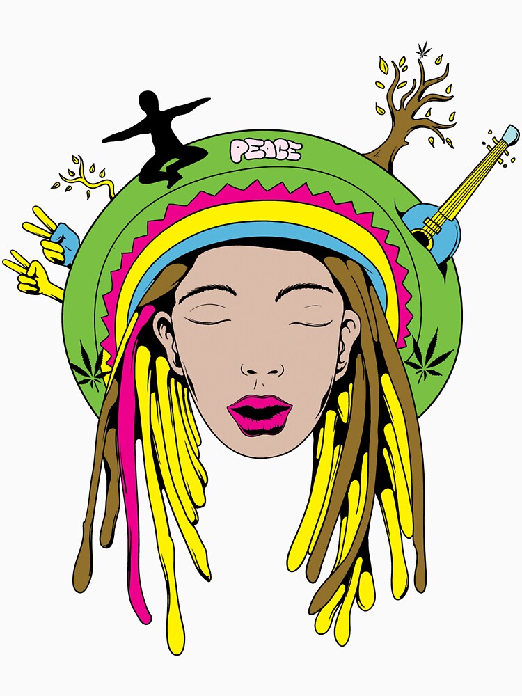 PEACE AND LOVE by RedhotstarsNEX T-Shirts, Hoodie, Sweatshirt | BlankRebels.com (Image 3)