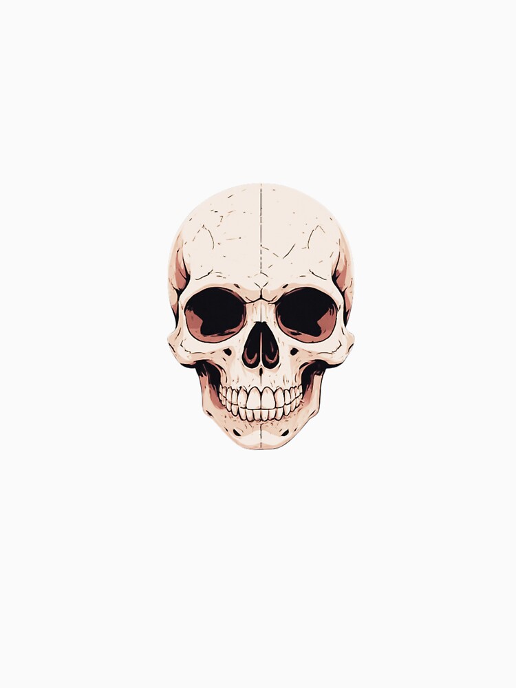 Symmetrical Skull Illustration by RED-MOUSE T-Shirts, Hoodie, Sweatshirt | BlankRebels.com (Image 3)