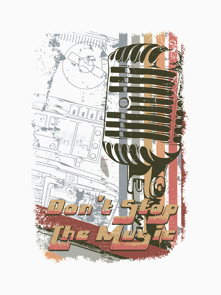Don't stop the music - Awesome music lover Gift by Teenation9 T-Shirts, Hoodie, Sweatshirt | BlankRebels.com (Image 3)