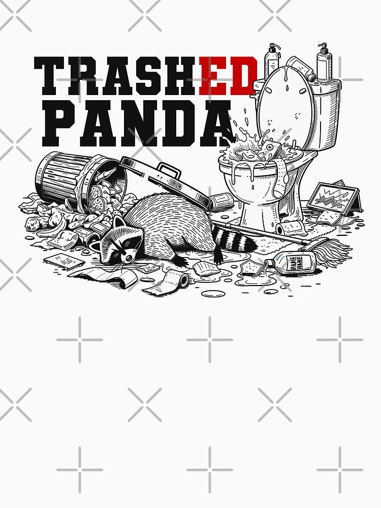 Trashed Panda Funny Drunk Racoon by gear-posters T-Shirts, Hoodie, Sweatshirt | BlankRebels.com (Image 3)