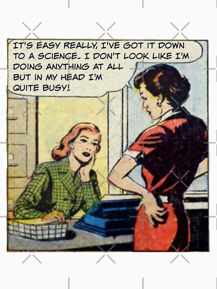 In My Head I'm Quite Busy! Snarky Office Worker by SSustainable T-Shirts, Hoodie, Sweatshirt | BlankRebels.com (Image 3)
