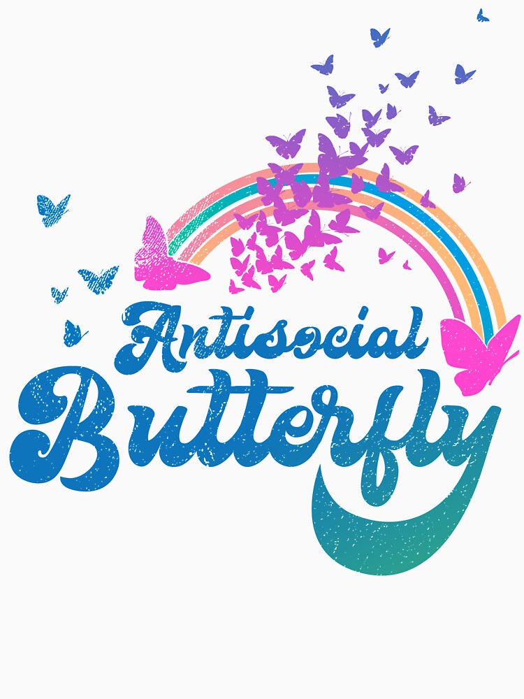 Antisocial Butterfly by kolbasound T-Shirts, Hoodie, Sweatshirt | BlankRebels.com (Image 3)