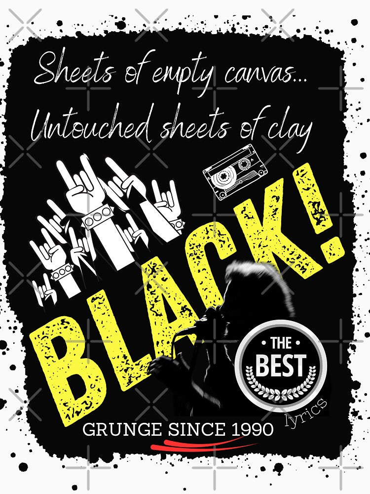 Ten FAN Black Grunge 90s nostalgia by fleive T-Shirts, Hoodie, Sweatshirt | BlankRebels.com (Image 3)