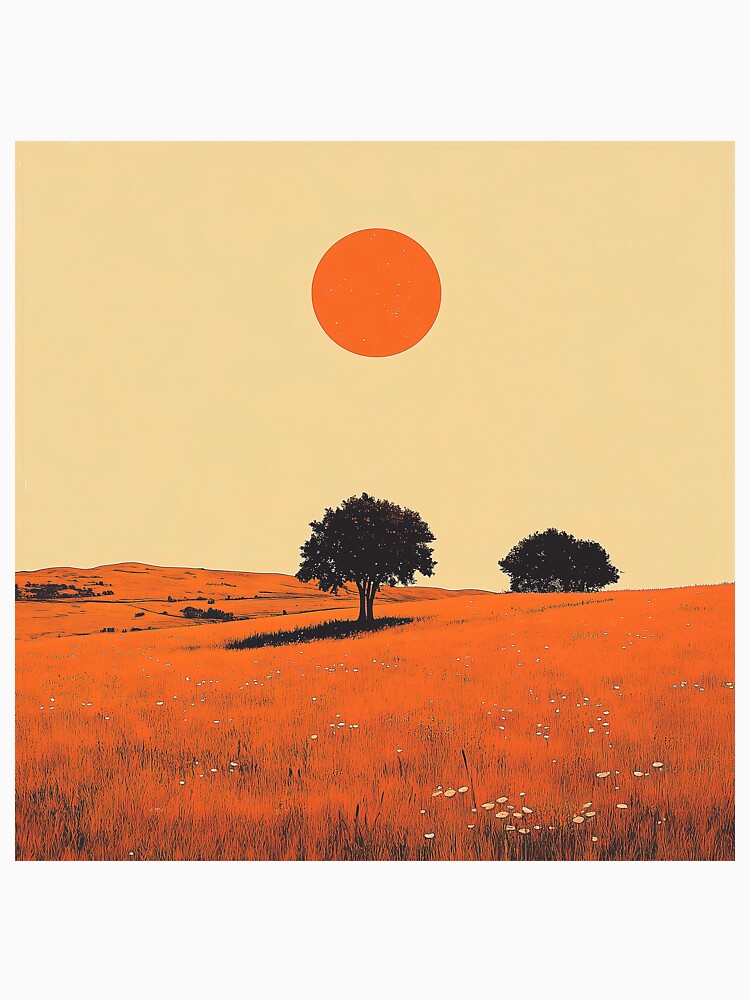 Copy of  Sunset in a grass field by Zen Lael T-Shirts, Hoodie, Sweatshirt | BlankRebels.com (Image 3)