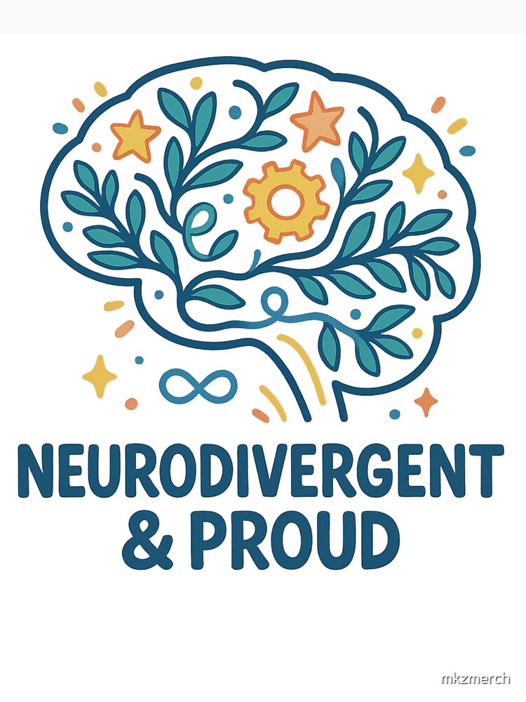 Neurodivergent & Proud by mkzmerch T-Shirts, Hoodie, Sweatshirt | BlankRebels.com (Image 3)