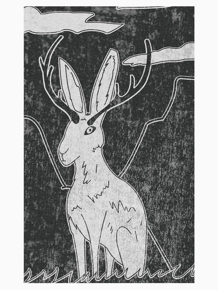 Jackalope Print by ChazRaw88 T-Shirts, Hoodie, Sweatshirt | BlankRebels.com (Image 2)