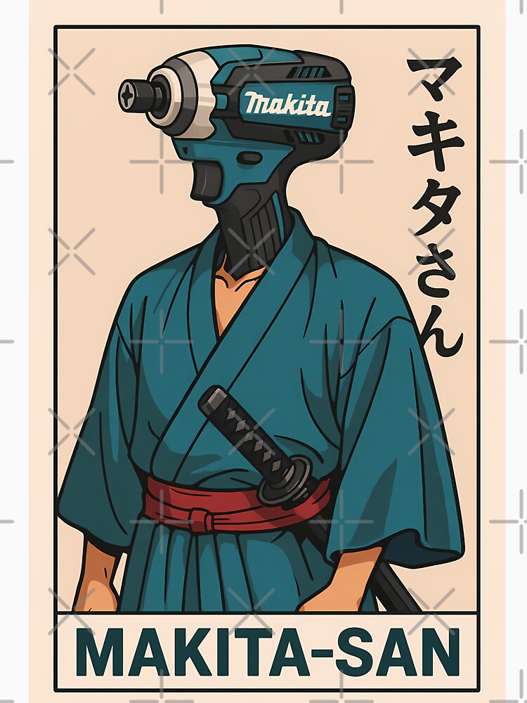 Makita-san (Original) Anime Japanese Style by Ilia Nadyrbayev T-Shirts, Hoodie, Sweatshirt | BlankRebels.com (Image 3)