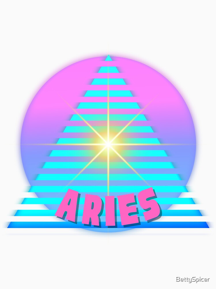 Aries 80'S Synthwave T-Shirts, Hoodie, Sweatshirt