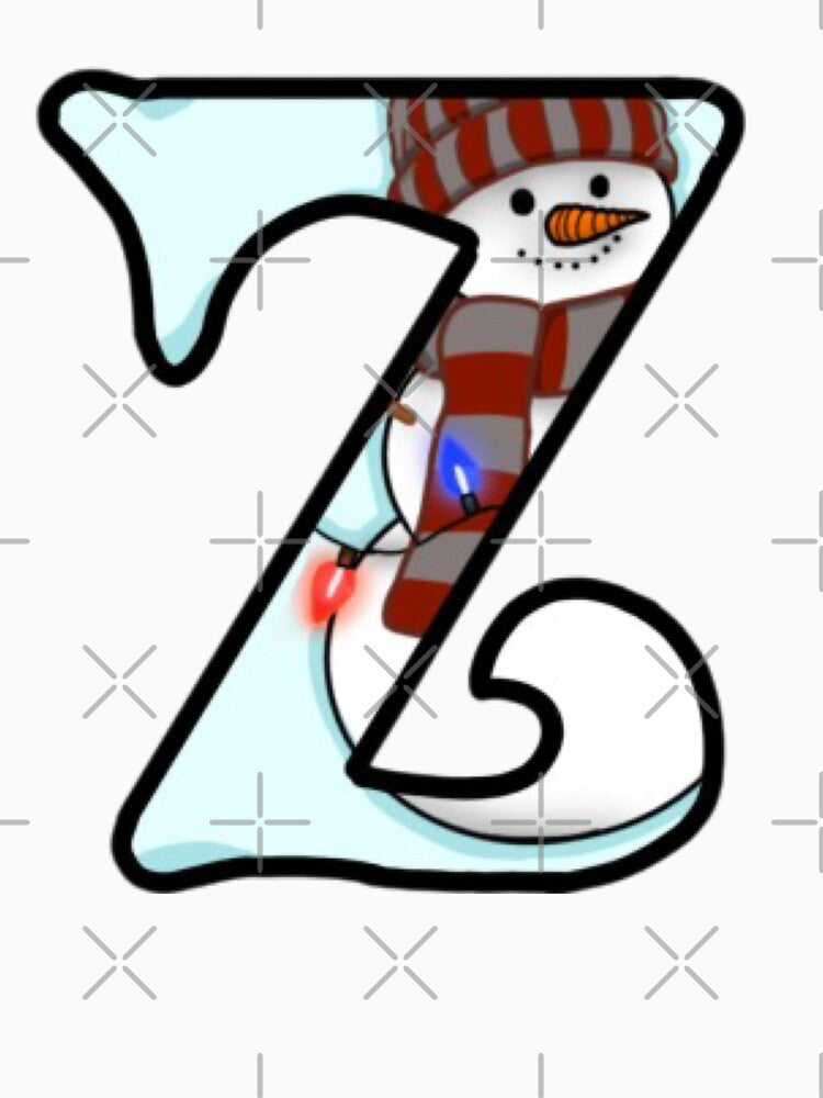 Holiday themed letter Z by Artistkhg T-Shirts, Hoodie, Sweatshirt | BlankRebels.com (Image 3)