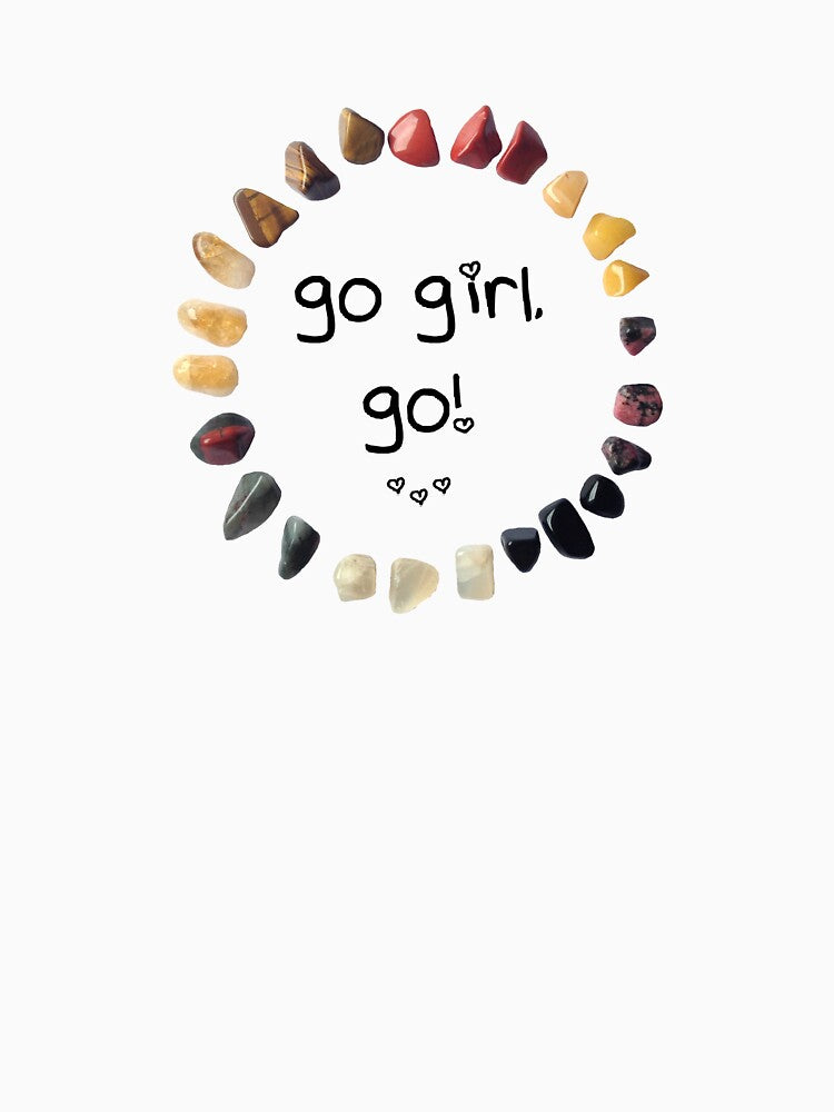 "Go Girl Go!" Crystal Grid by KarmaThymes T-Shirts, Hoodie, Sweatshirt | BlankRebels.com (Image 3)