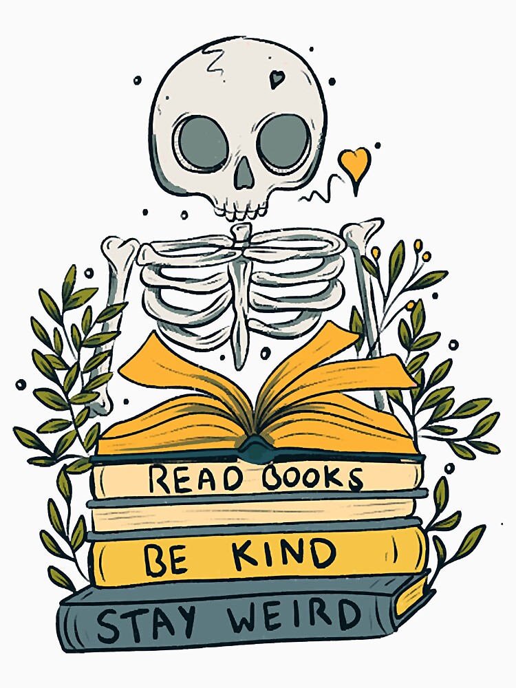 Read books be kind stay weird by Philipp Wegener T-Shirts, Hoodie, Sweatshirt | BlankRebels.com (Image 3)
