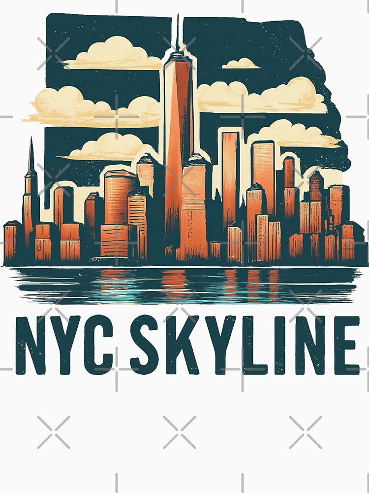 Nyc Skyline Travel Art T-Shirts, Hoodie, Sweatshirt