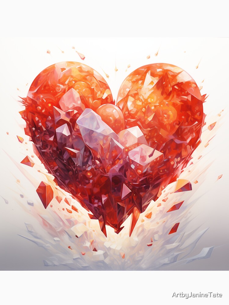 Divine Crystal heart. by ArtbyJanineTate T-Shirts, Hoodie, Sweatshirt | BlankRebels.com (Image 3)
