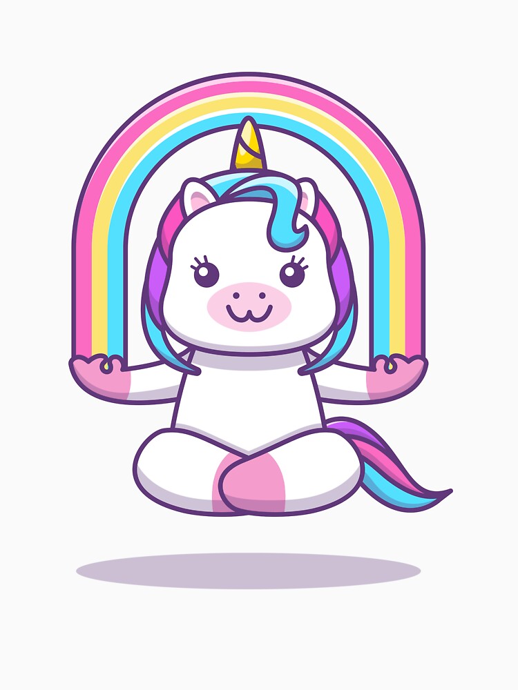 Rainbow Unicorn by officialfanclub T-Shirts, Hoodie, Sweatshirt | BlankRebels.com (Image 3)