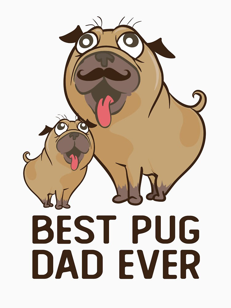 best pug dad ever father s day gifts by alaechamlal T-Shirts, Hoodie, Sweatshirt | BlankRebels.com (Image 3)