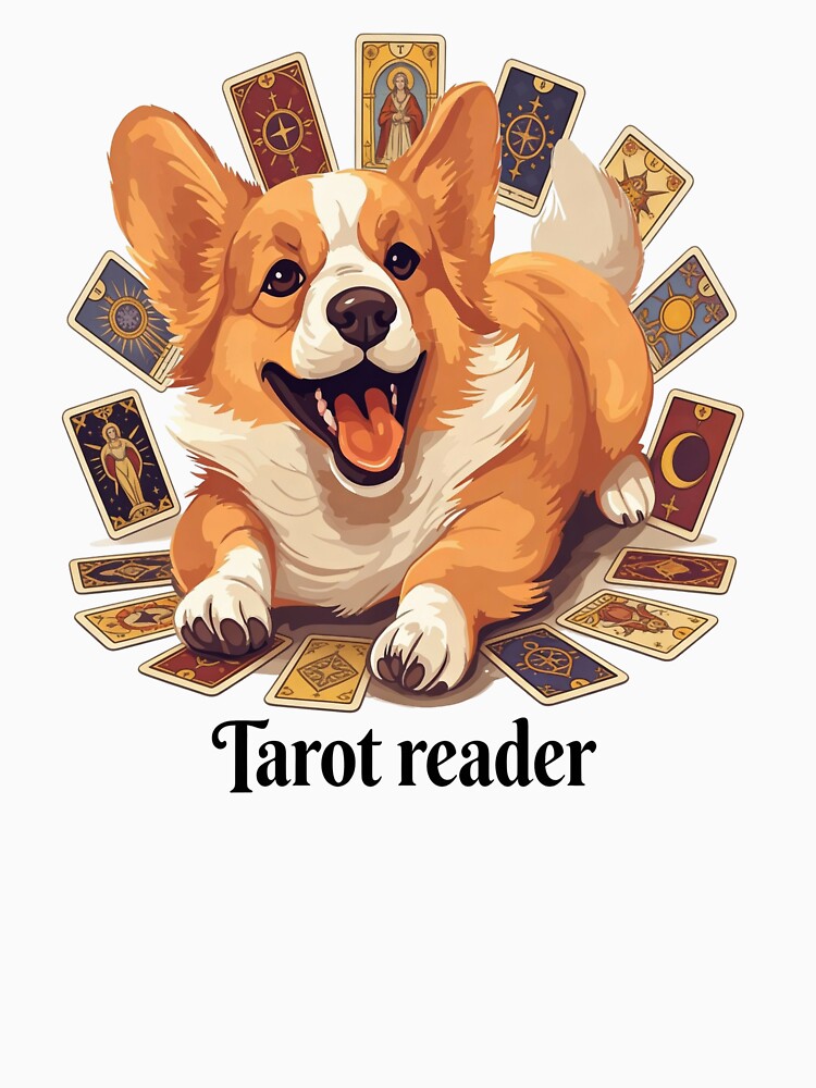 Corgi Tarot Reader – Funny Mystic Dog Design by GoxyVision T-Shirts, Hoodie, Sweatshirt | BlankRebels.com (Image 3)