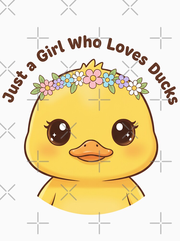 ust a Girl Who Loves Ducks | Duck Lover by ArsyArt T-Shirts, Hoodie, Sweatshirt | BlankRebels.com (Image 3)