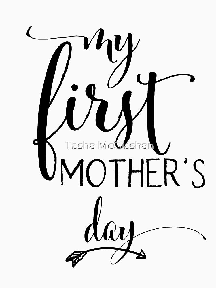 My First Mother's Day | Mother's Day 2021 | Mom by Tasha McGlashan T-Shirts, Hoodie, Sweatshirt | BlankRebels.com (Image 3)