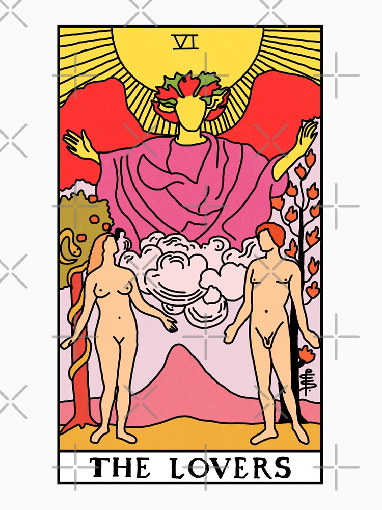 The Lovers Tarot Card by RubyGoesBananas T-Shirts, Hoodie, Sweatshirt | BlankRebels.com (Image 2)