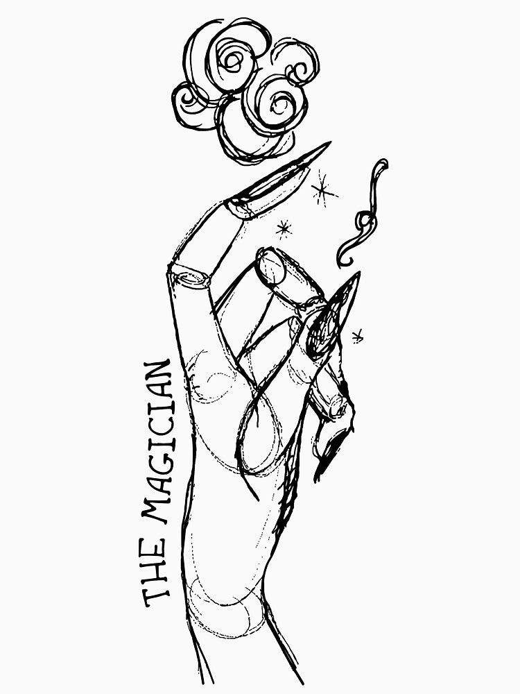 The Magician by witchlingart T-Shirts, Hoodie, Sweatshirt | BlankRebels.com (Image 3)