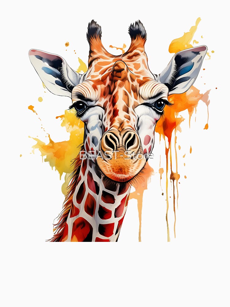 Giraffe Design by BEAST-Store T-Shirts, Hoodie, Sweatshirt | BlankRebels.com (Image 3)