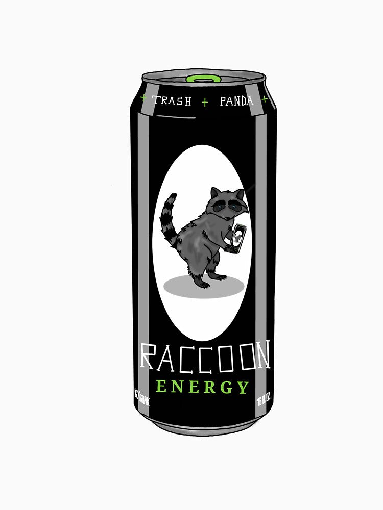 Raccoon energy drink by Hazy42 T-Shirts, Hoodie, Sweatshirt | BlankRebels.com (Image 3)