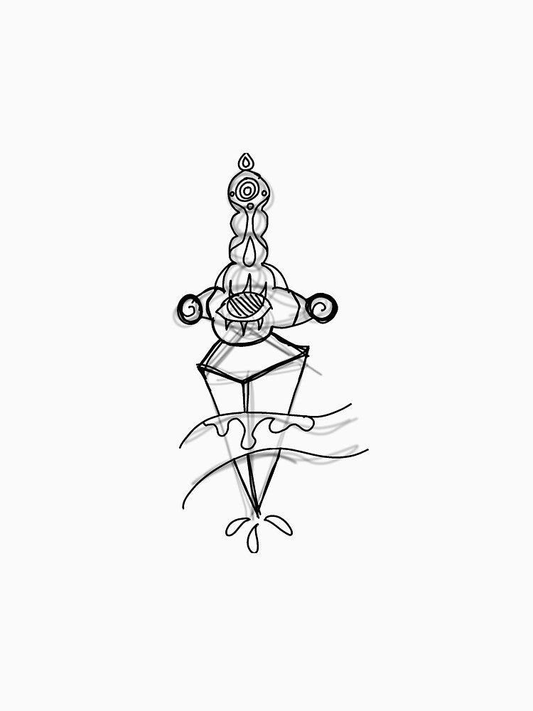 Dagger Design by ErebusStar T-Shirts, Hoodie, Sweatshirt | BlankRebels.com (Image 3)