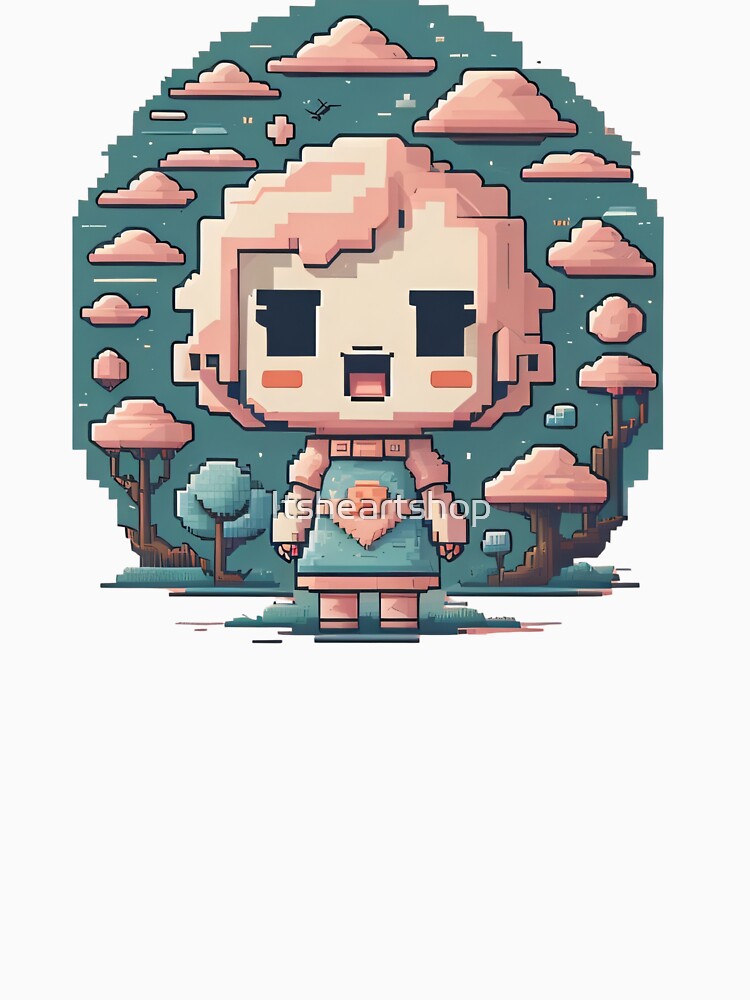 Retro Gaming Cutie Pixel Art by Itsheartshop T-Shirts, Hoodie, Sweatshirt | BlankRebels.com (Image 3)