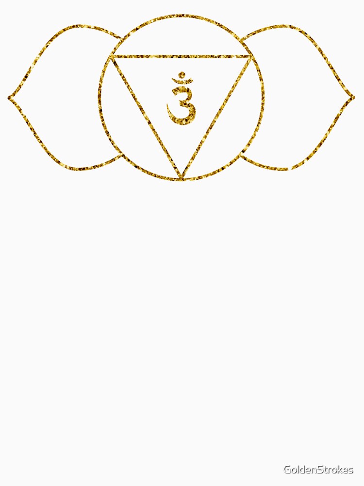 Reiki Seven Chakras - Gold - Ajna Chakra - Third Eye by Working Pajama T-Shirts, Hoodie, Sweatshirt (Image 2)