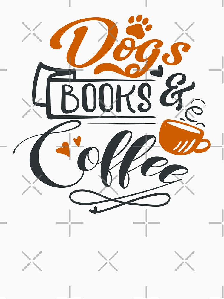 Dogs Book and Coffee by FOX1999-Design T-Shirts, Hoodie, Sweatshirt | BlankRebels.com (Image 3)