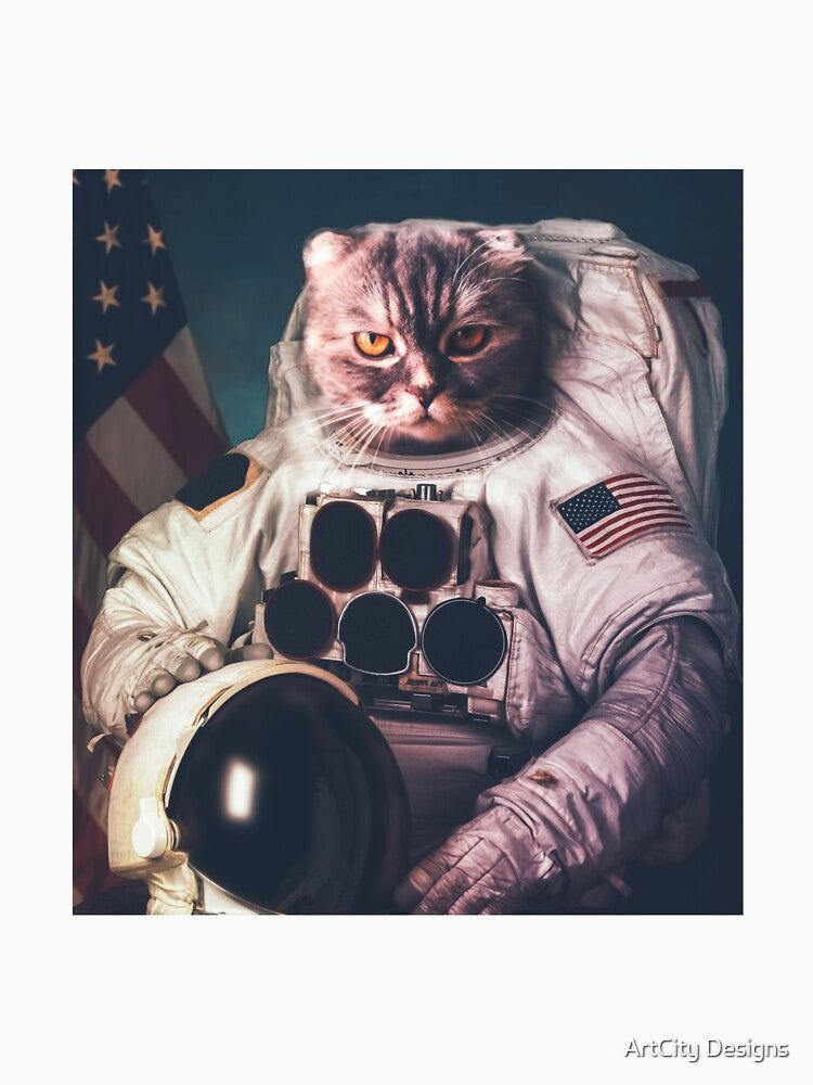 Astronaut Cat by ArtCity Designs T-Shirts, Hoodie, Sweatshirt | BlankRebels.com (Image 3)
