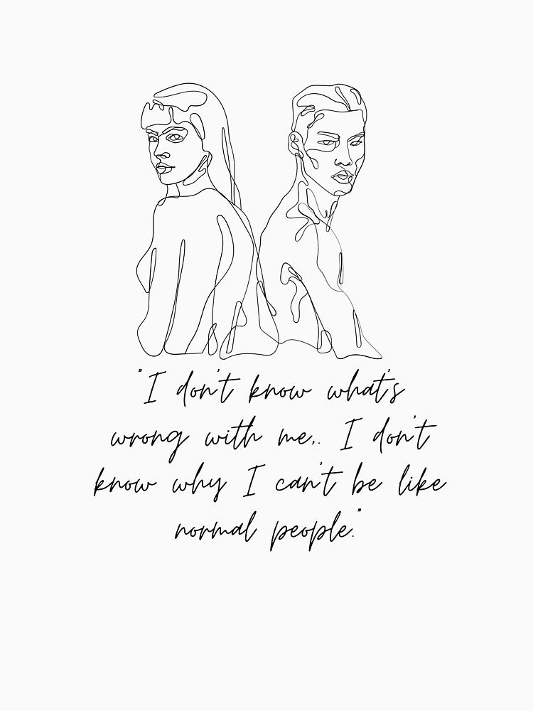 normal people by perrrsephone T-Shirts, Hoodie, Sweatshirt | BlankRebels.com (Image 3)