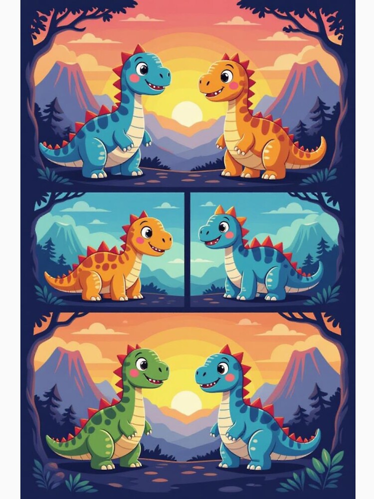Cute Dinosaurs by ArtQueen777 T-Shirts, Hoodie, Sweatshirt | BlankRebels.com (Image 3)