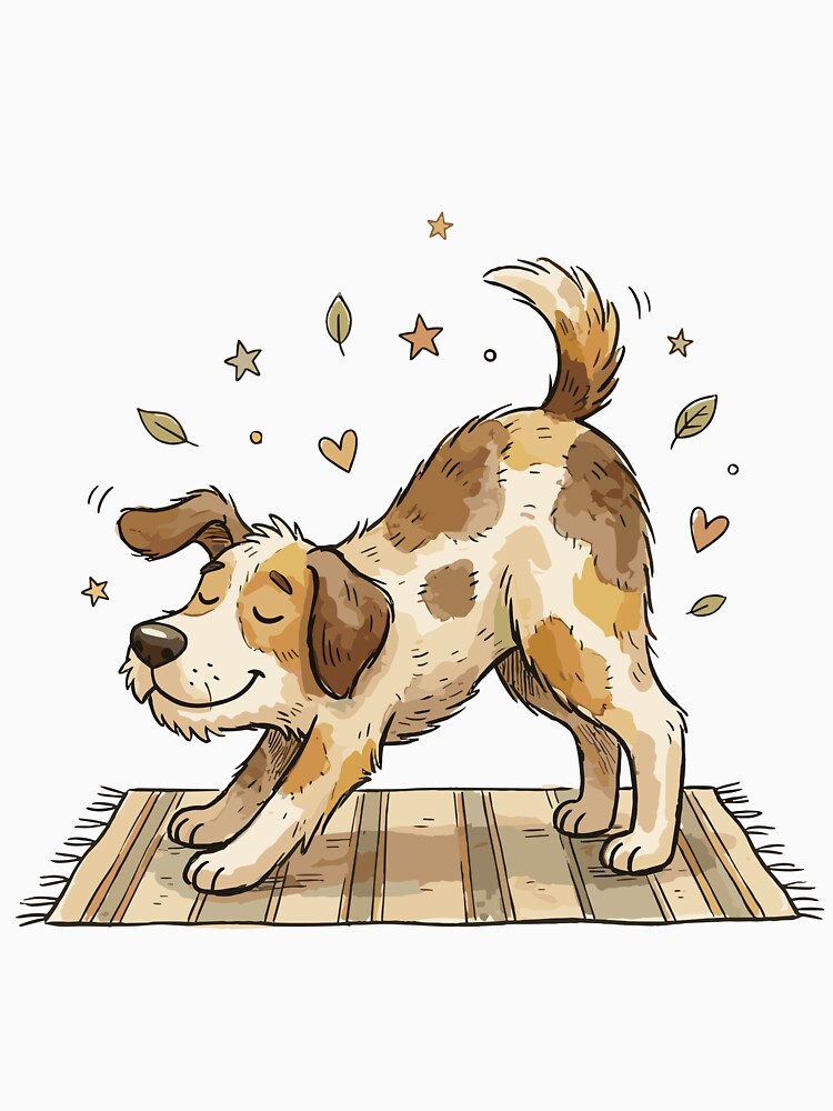 Cute Yoga: Downward-Facing Dog Expert by bapupa