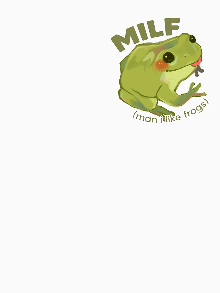 Man I Like Frogs Sticker by kworin T-Shirts, Hoodie, Sweatshirt | BlankRebels.com (Image 3)