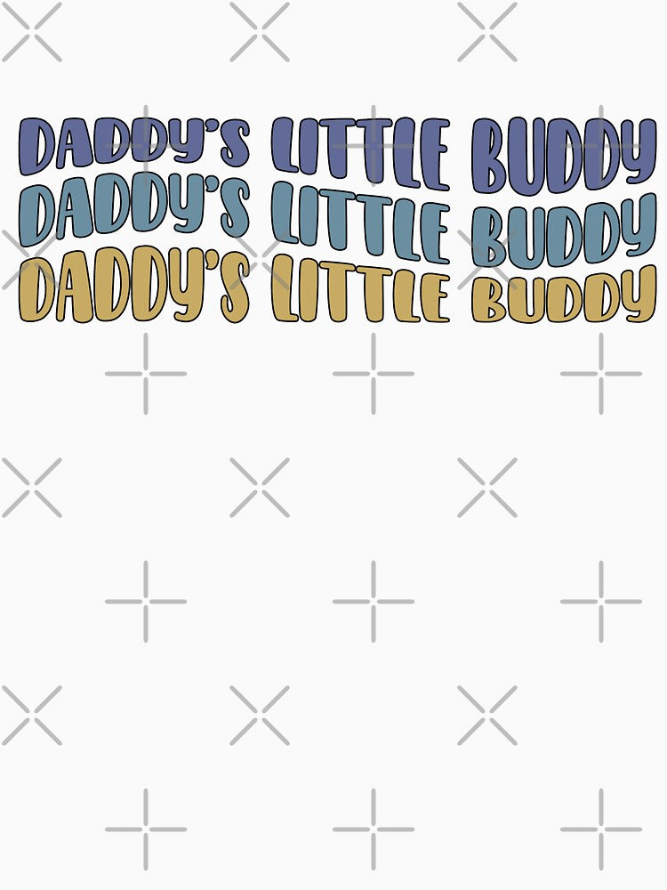 Daddy’s Little Buddy Pastel Retro Text by XuanhieuBp T-Shirts, Hoodie, Sweatshirt | BlankRebels.com (Image 3)