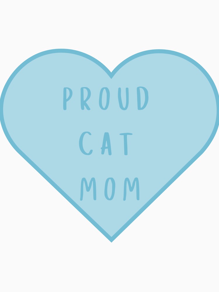 Proud Cat Mom Blue by helenmaria- T-Shirts, Hoodie, Sweatshirt | BlankRebels.com (Image 3)