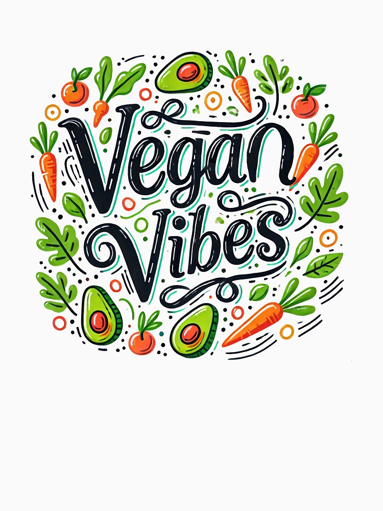 Vegan Vibes by Sonic Creative Studio T-Shirts, Hoodie, Sweatshirt | BlankRebels.com (Image 3)