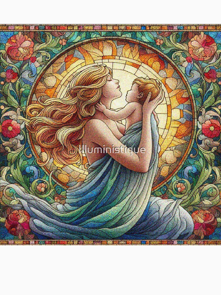 In Mom's Arms Mothers Day by Illuministique T-Shirts, Hoodie, Sweatshirt | BlankRebels.com (Image 3)