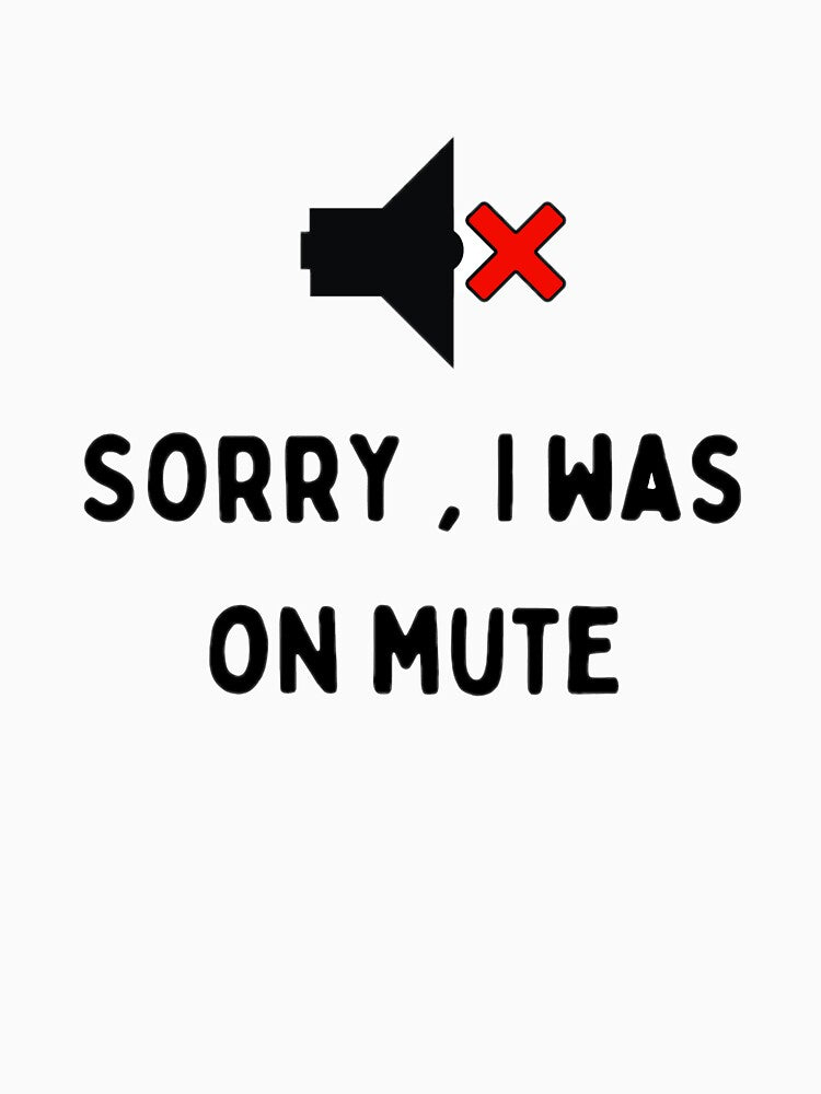 Sorry I was on mute Sticker by Abdeeshop