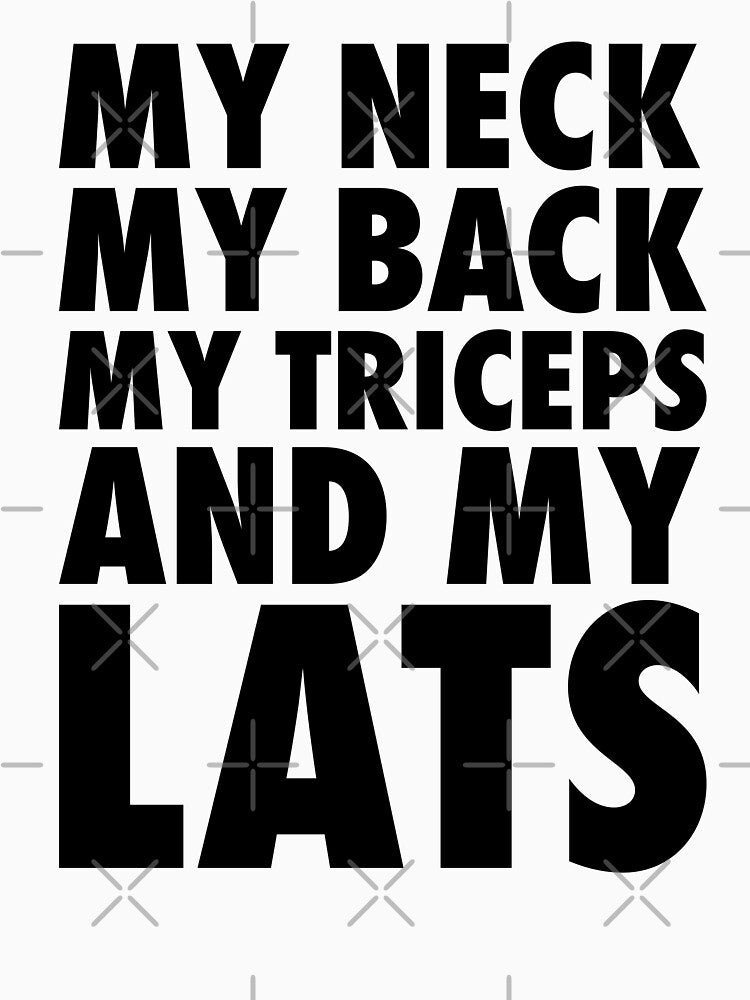 My Neck, My Back - Funny Gym Humour by TeeMonsters T-Shirts, Hoodie, Sweatshirt | BlankRebels.com (Image 3)